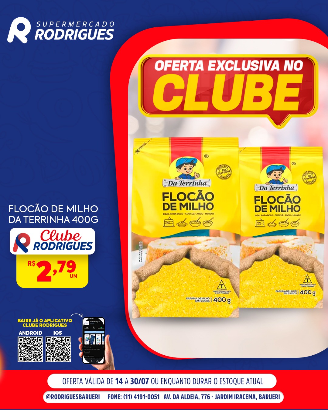 Flocão de milho 